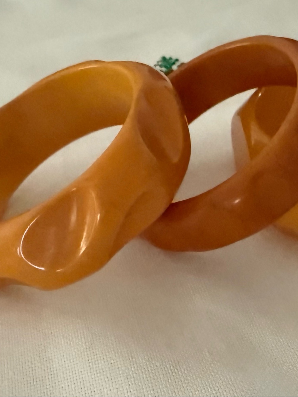 Amber Resin Chunky Bracelet - Women Jewelry